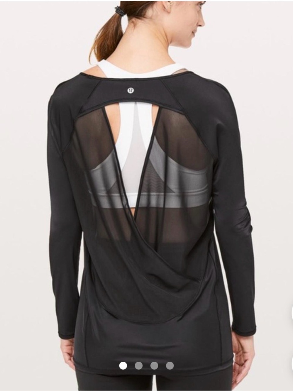 lululemon athletica If You’re Lucky Long Sleeve Black